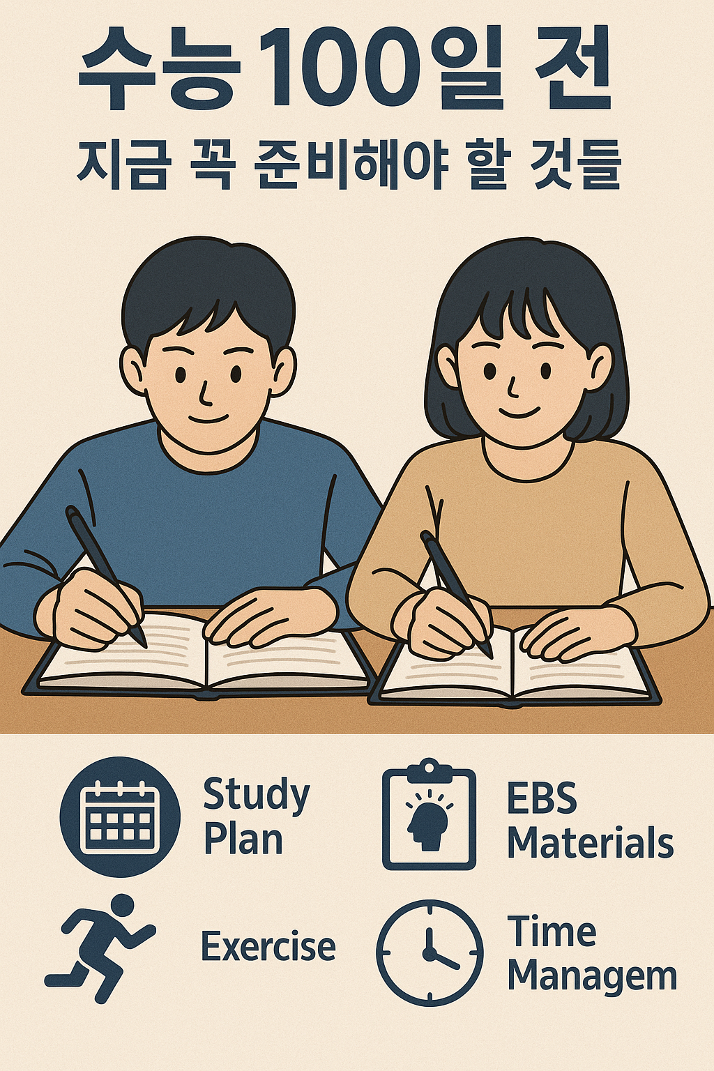 수능 100일 전 꼭 해야 할 것들