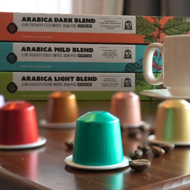 다이소가 출시한 캡슐커피.