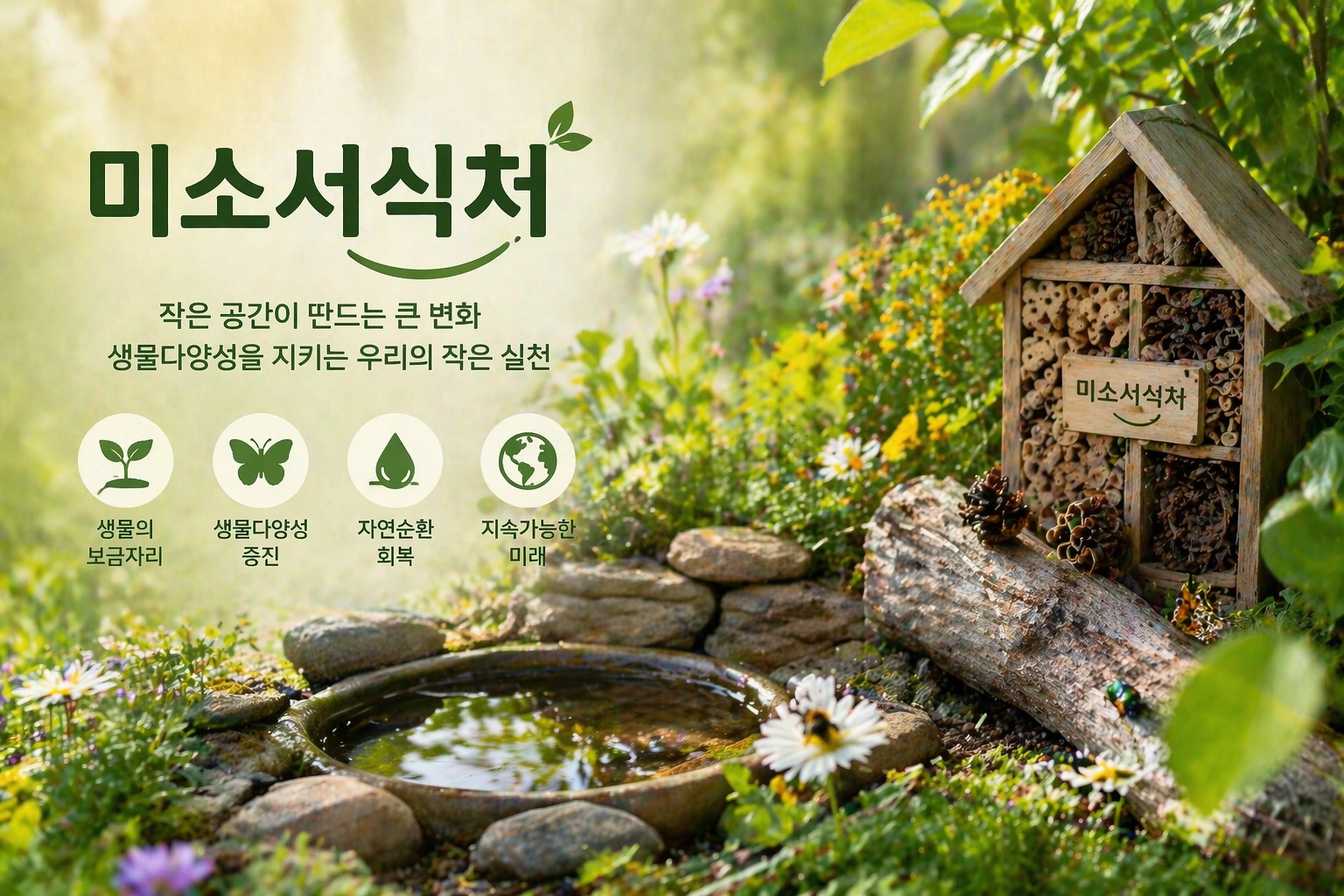 미소서식처 조성