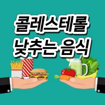 콜레스테롤 낮추는 음식 고지혈증 식단 좋은 기름 선택_7