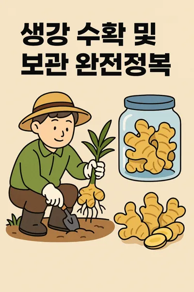 생강 수확 시기 및 보관 방법 썸네일