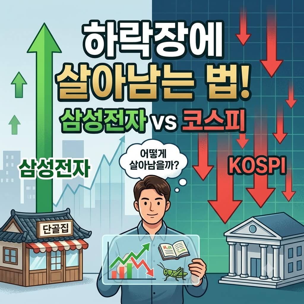 하락장에 살아남는 법 삼성전자 코스피