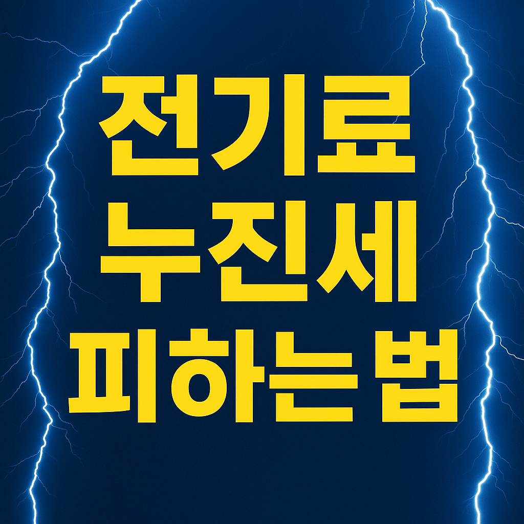 전기료 누진세 피하는 법 관련 이미지