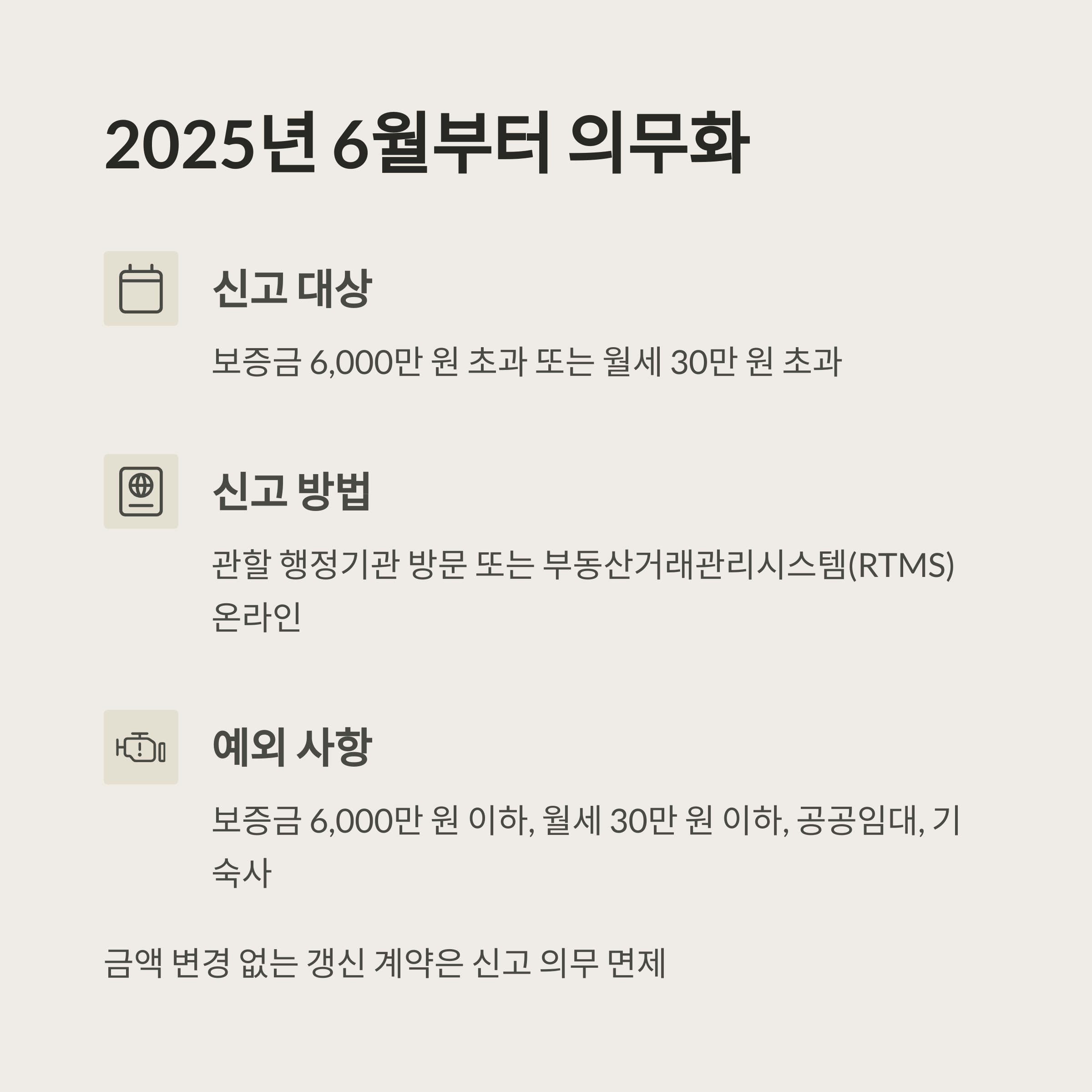 임대차 계약 신고 안 하면 과태료