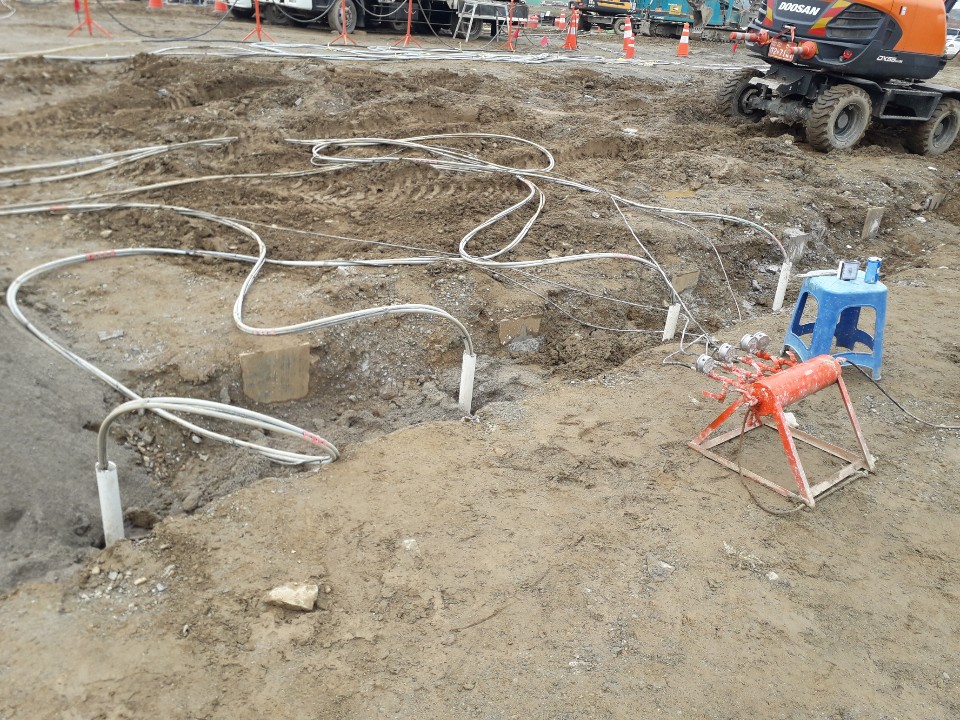 1열 중간내삽법 모습