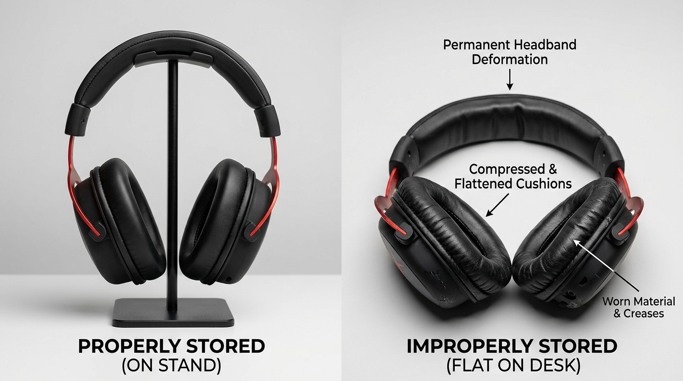 헤드셋 거치대 필요성 비교