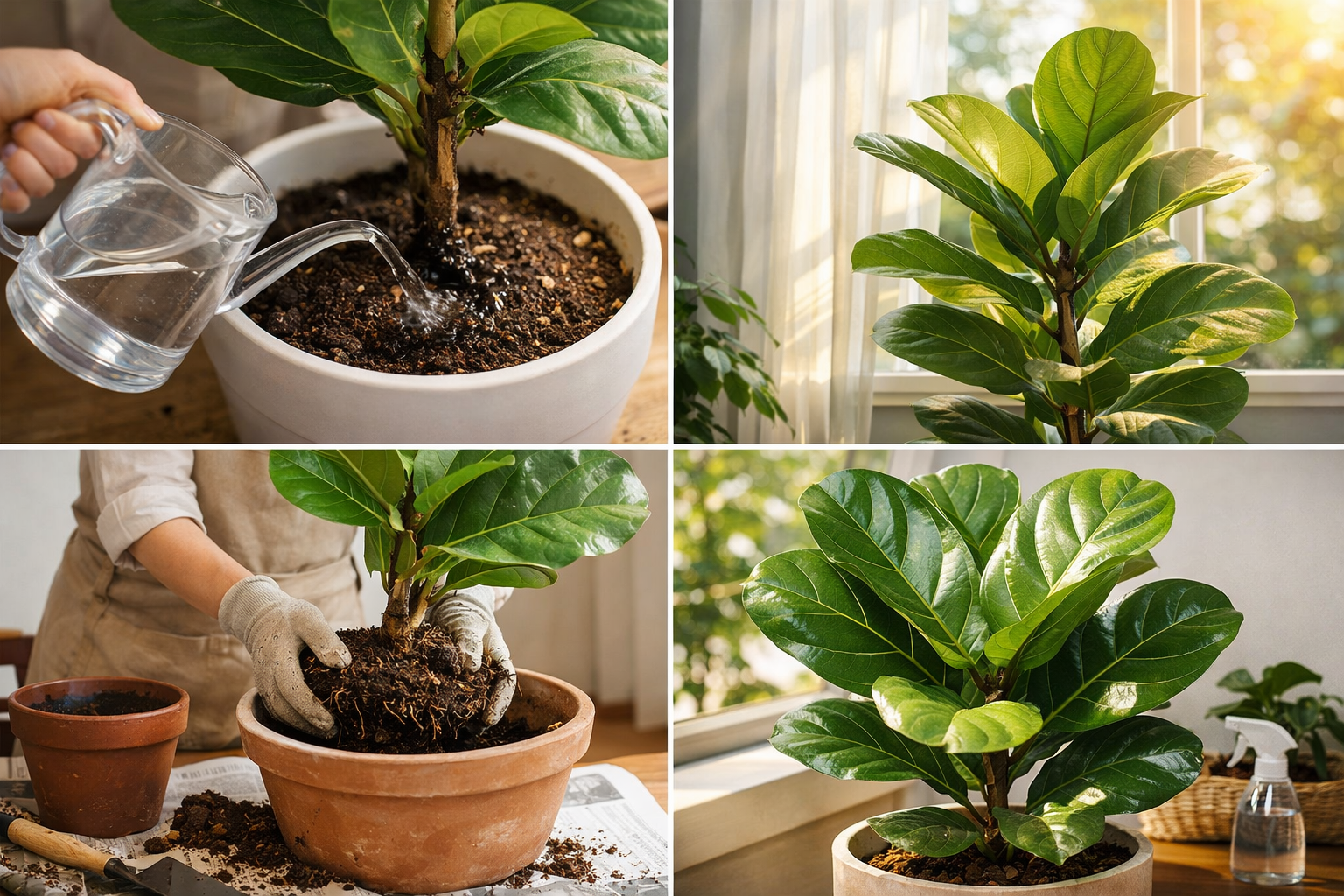 떡갈고무나무 키우기