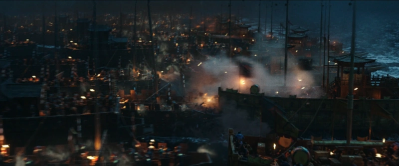 노량: 죽음의 바다 해상 전투 주요 장면