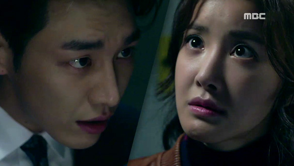 파수꾼 1회 공식 대표 이미지: 두 인물의 얼굴이 나란히 배치된 장면 대표 이미지