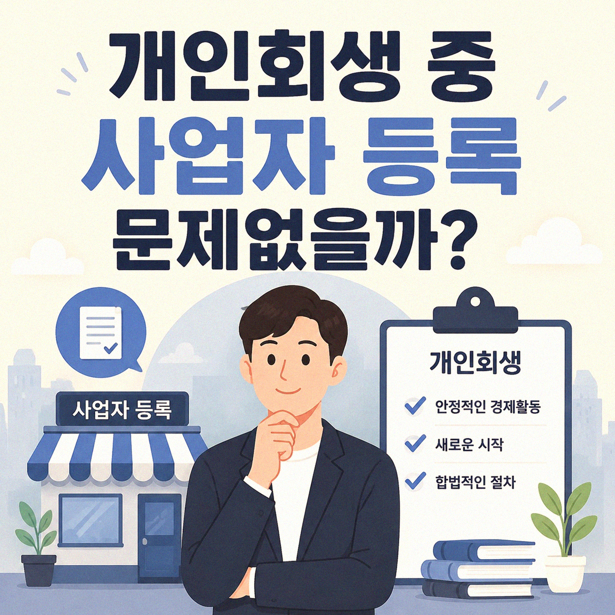 개인회생 중 사업자 등록, 가능할까