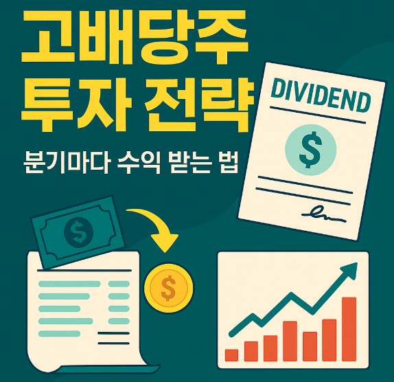 '고배당주 투자 전략
분기마다 수익 받는 법'