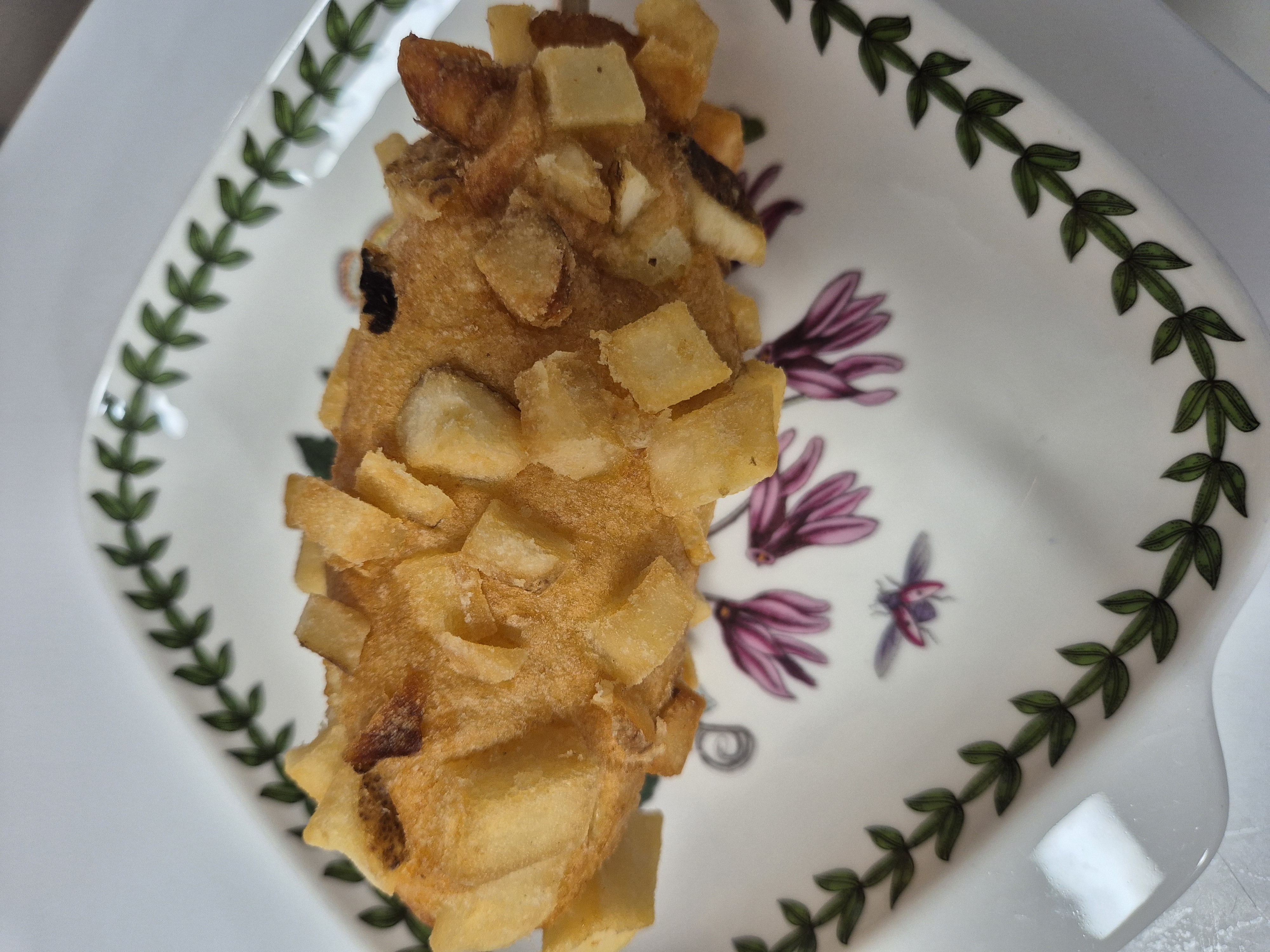 바삭한 감자 올모짜 핫도그