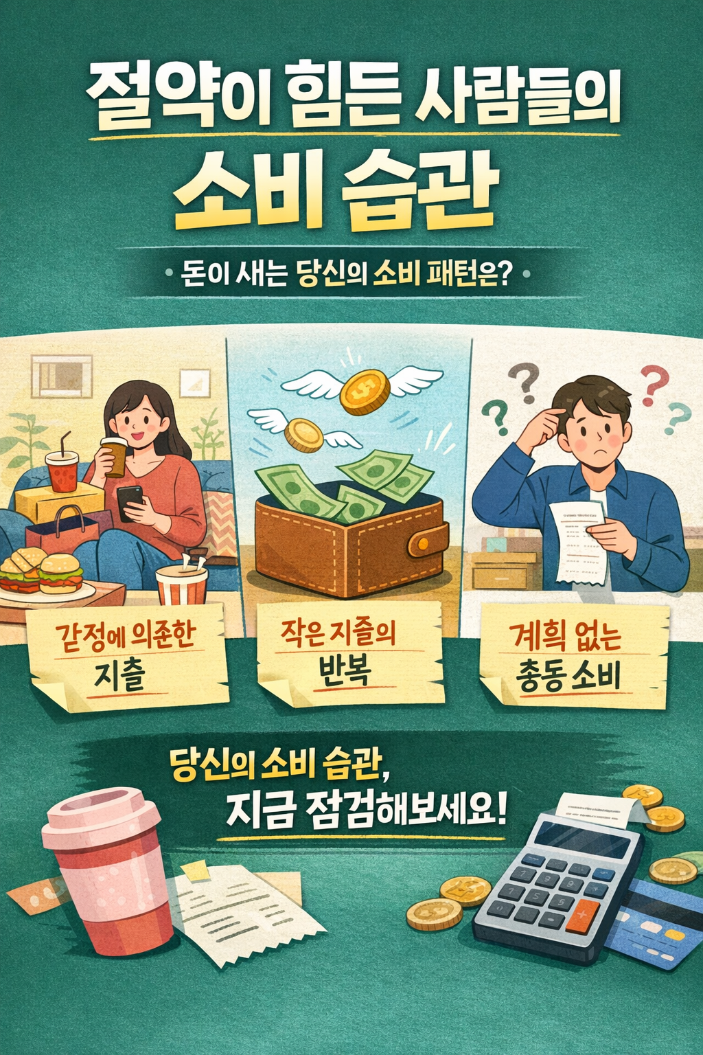 절약이 힘든 사람들의 소비습관