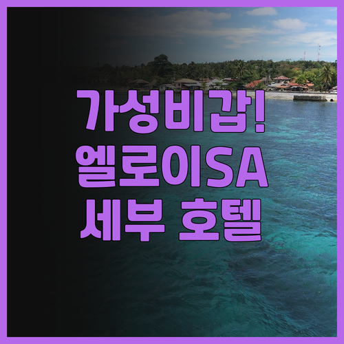 엘로이사 로열 스위트.. 가성비 최고