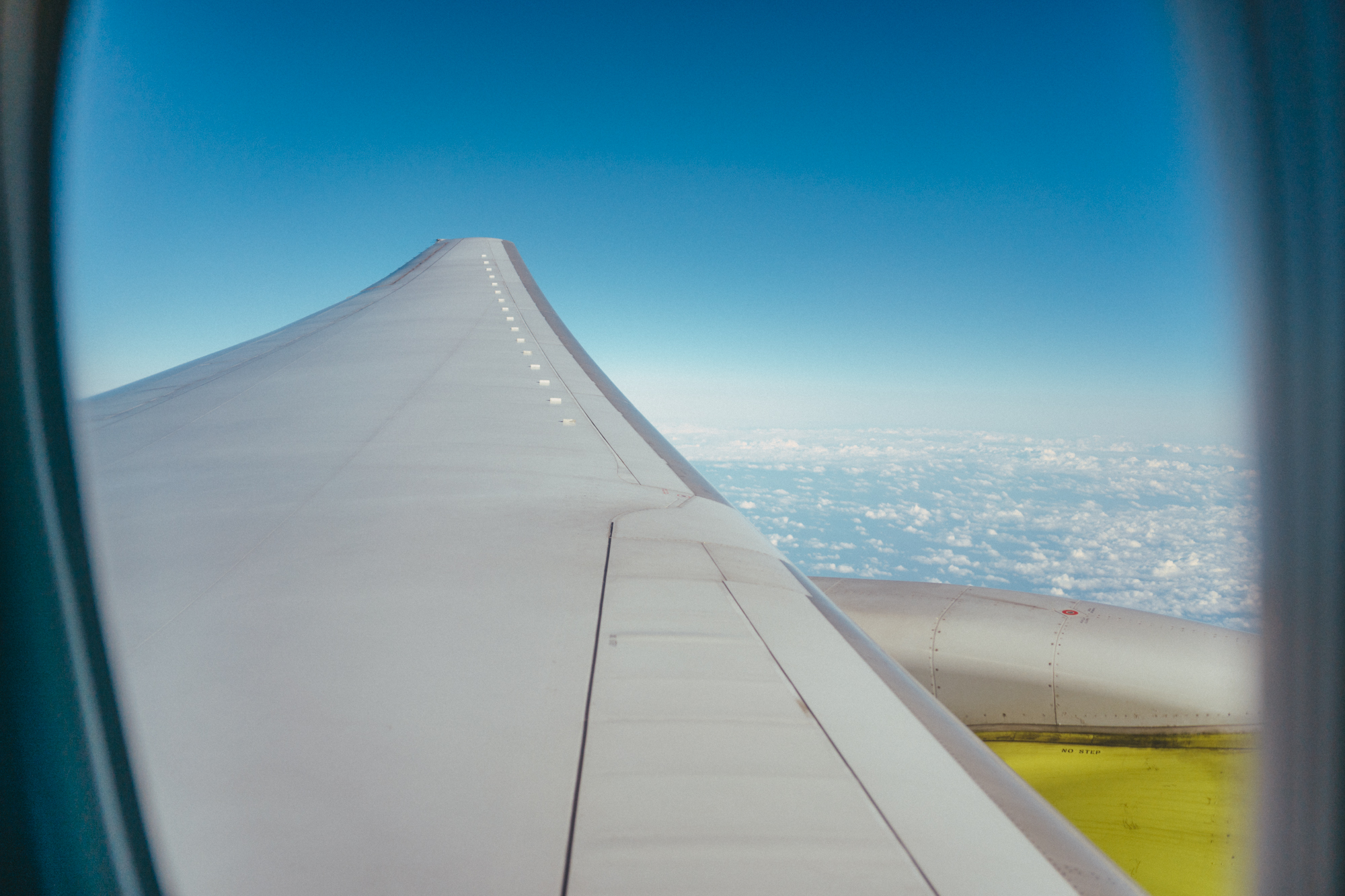 비행기 밖 풍경