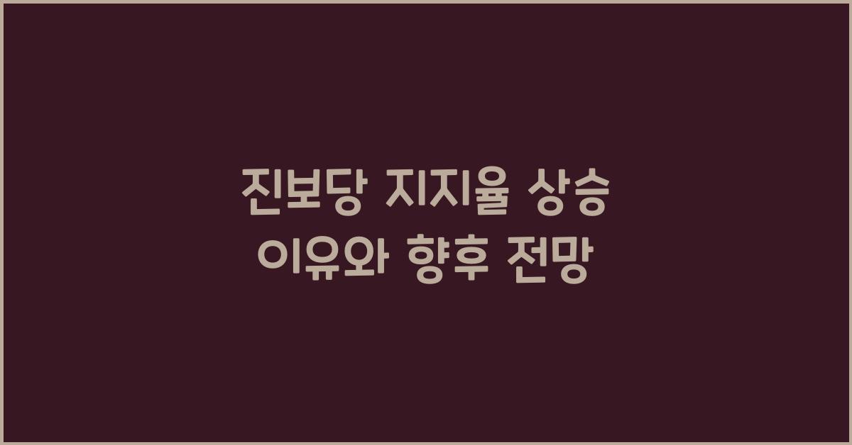 진보당 지지율