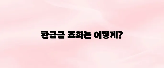 종합소득세 환급금 조회 방법과 환급 신청 절차 및 지급일