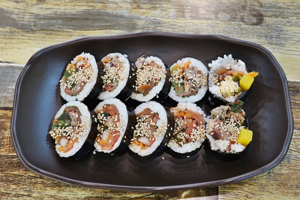 여수 맛집 청춘김밥 갓삼합김밥 먹어보니 든든하게 영양만점