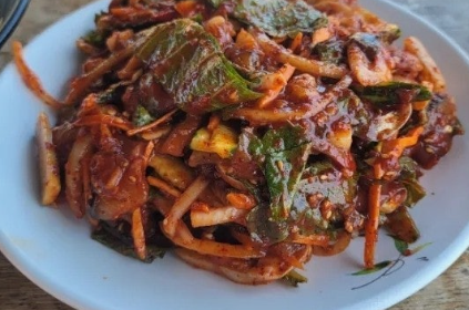 고등어회무침
