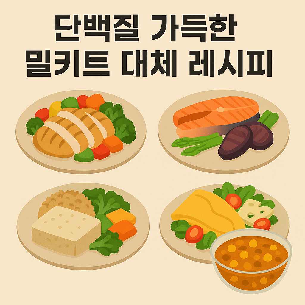 단백질 가득한 밀키트 대체 레시피-1