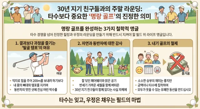 명랑골프의 진정한 의미에 대한 설명 이미지