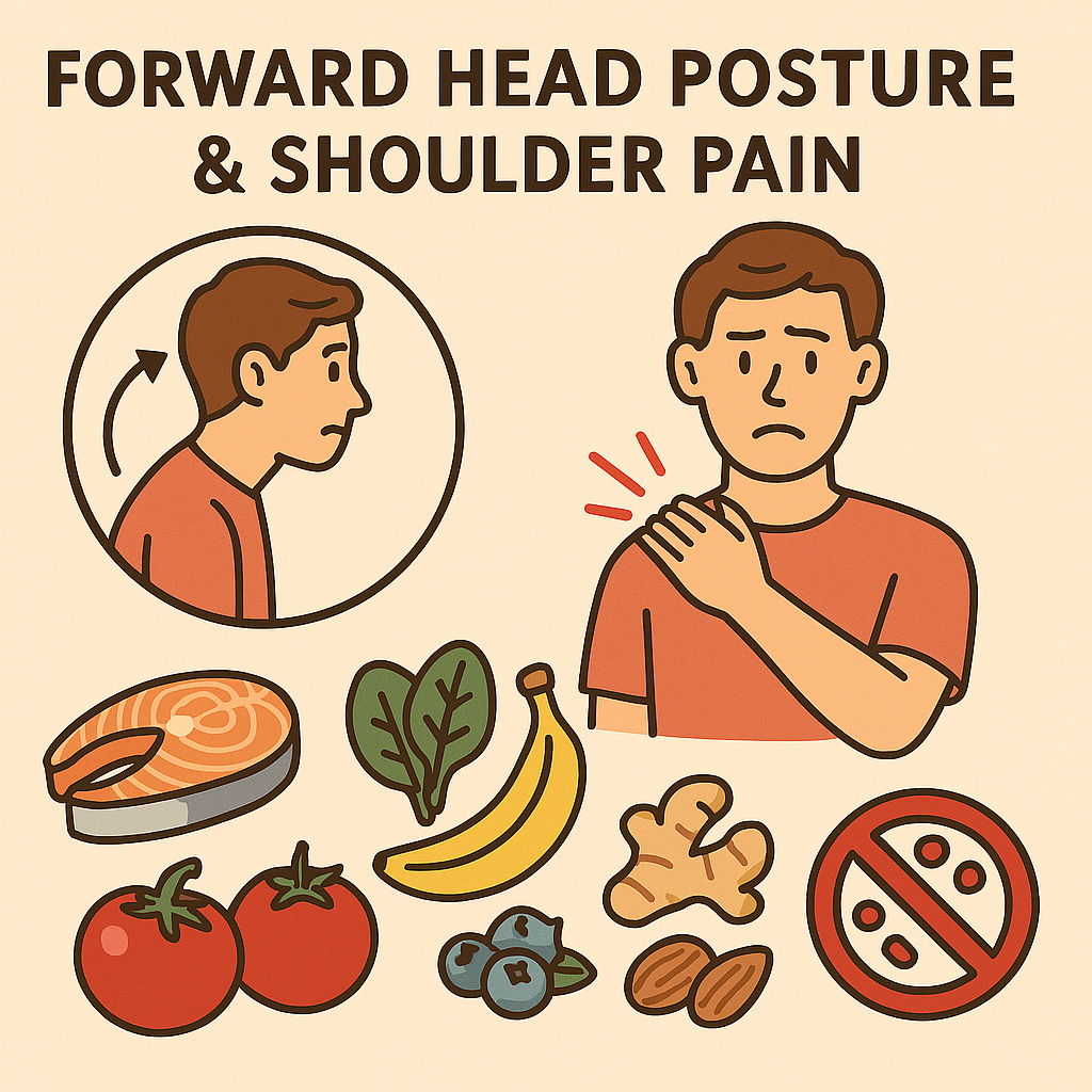 거북목증후군 과 어때통증에 도움되는 음식