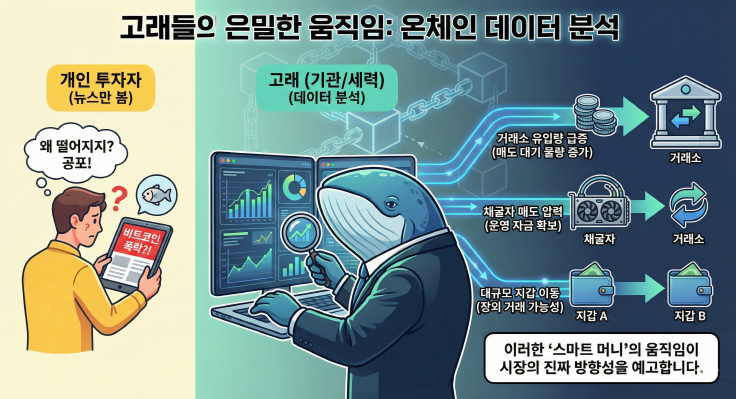 고래들의 은밀한 움직임 (온체인 데이터)