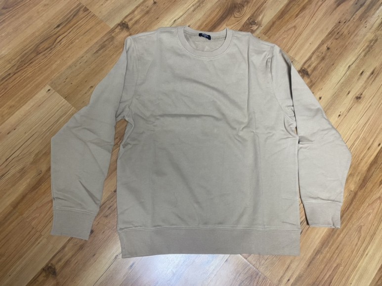 무신사스탠다드 맨투맨 스웨트셔츠 베이지