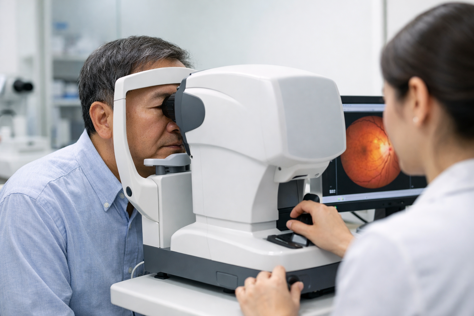 당뇨로 인한 눈검사