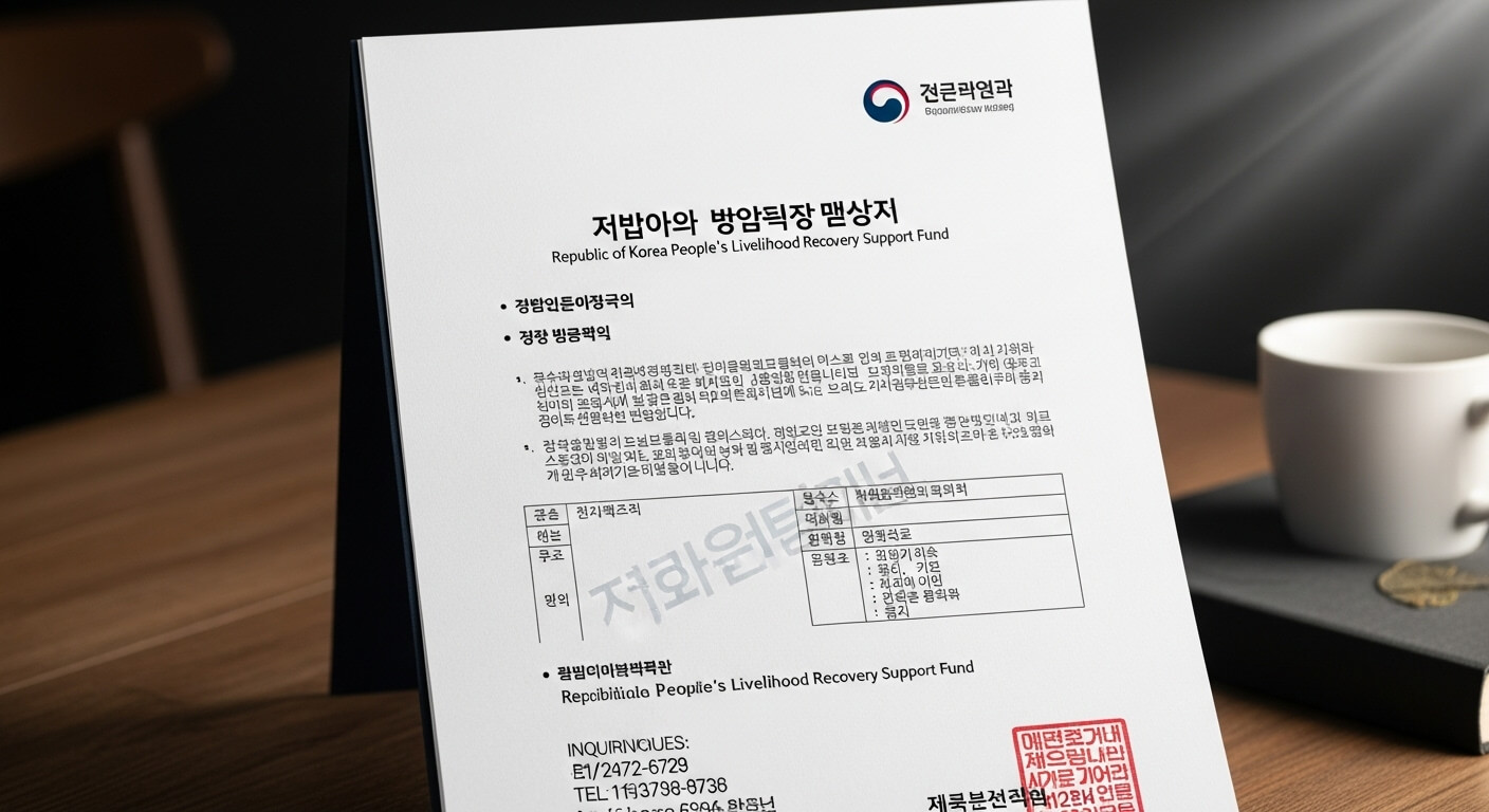 민생회복지원금 25만원