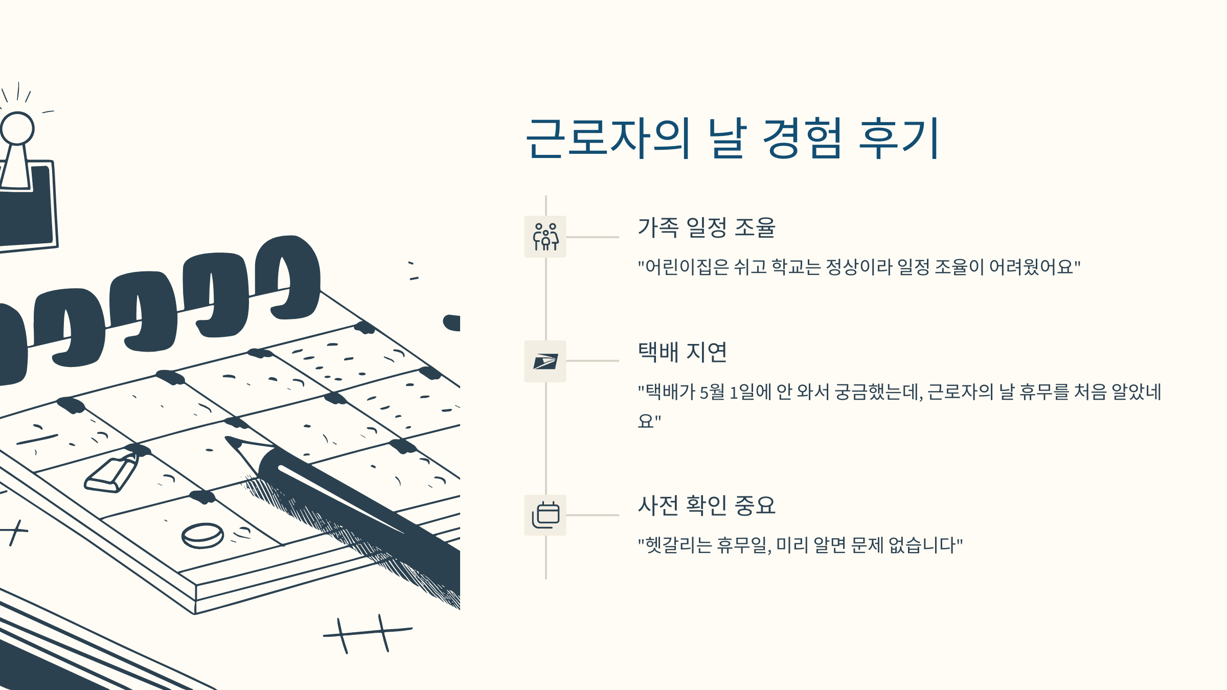 근로자의 날에 실제 혼란을 겪은 사용자 후기
