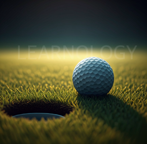 골프홀과 골프공