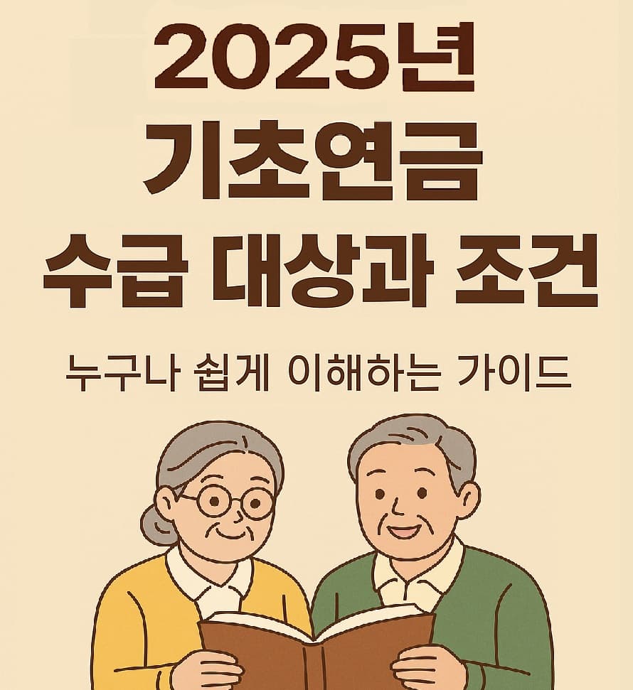 2025년 기초연금 수급 대상과 조건 총정리: 누구나 쉽게 이해하는 가이드