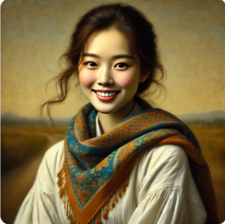 르네상스풍 동양여성/RENAISSANCE-STYLE ASIAN WOMAN