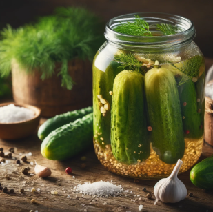 무첨가 오이 절임