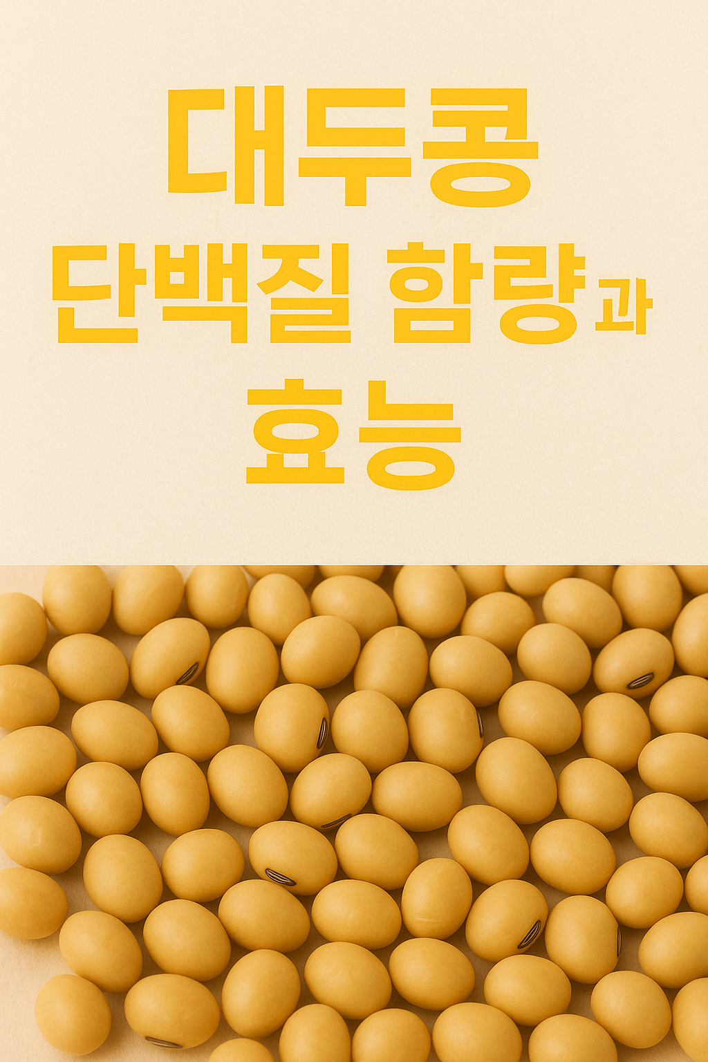 대두콩 단백질 함량 - 사진