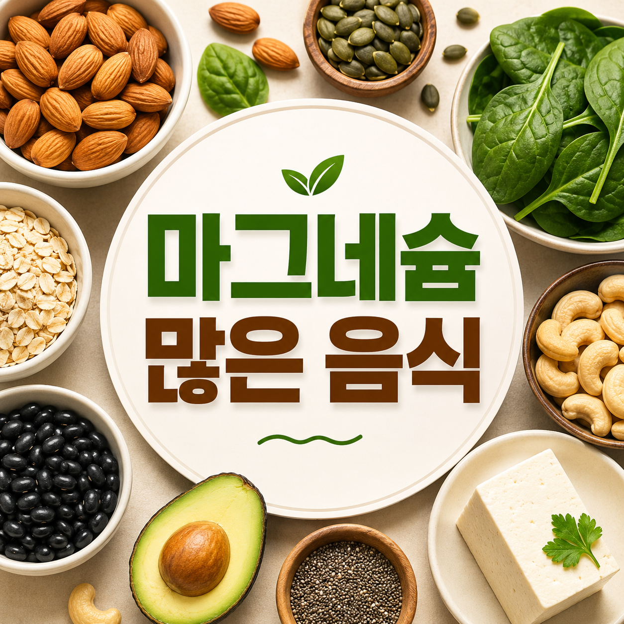 마그네슘이 풍부한 음식