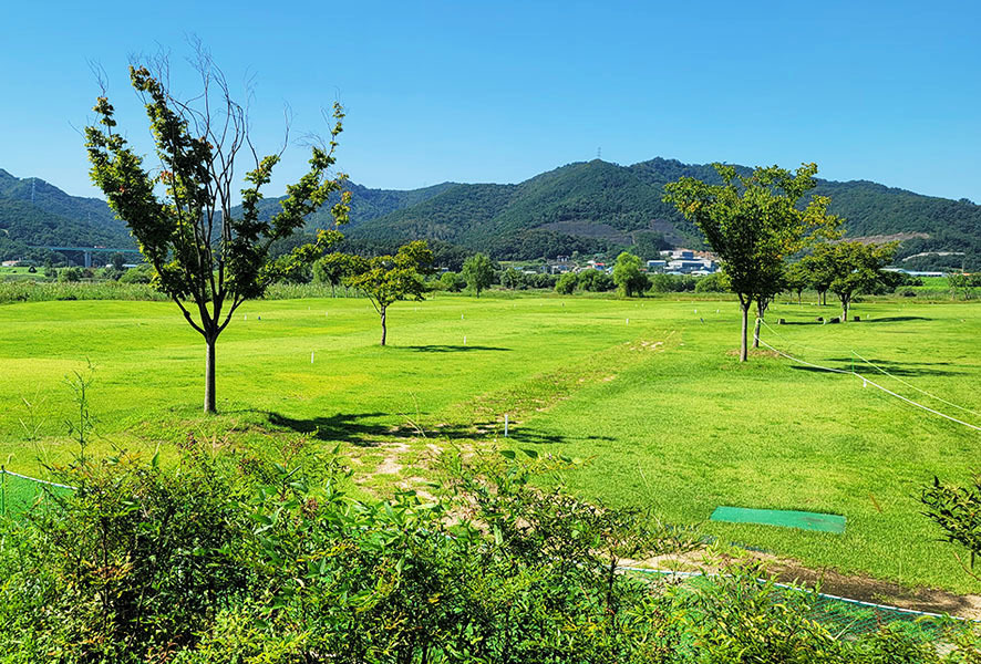 달성군 논공위천파크골프장. 대구광역시 달성군 논공읍 위천리 646