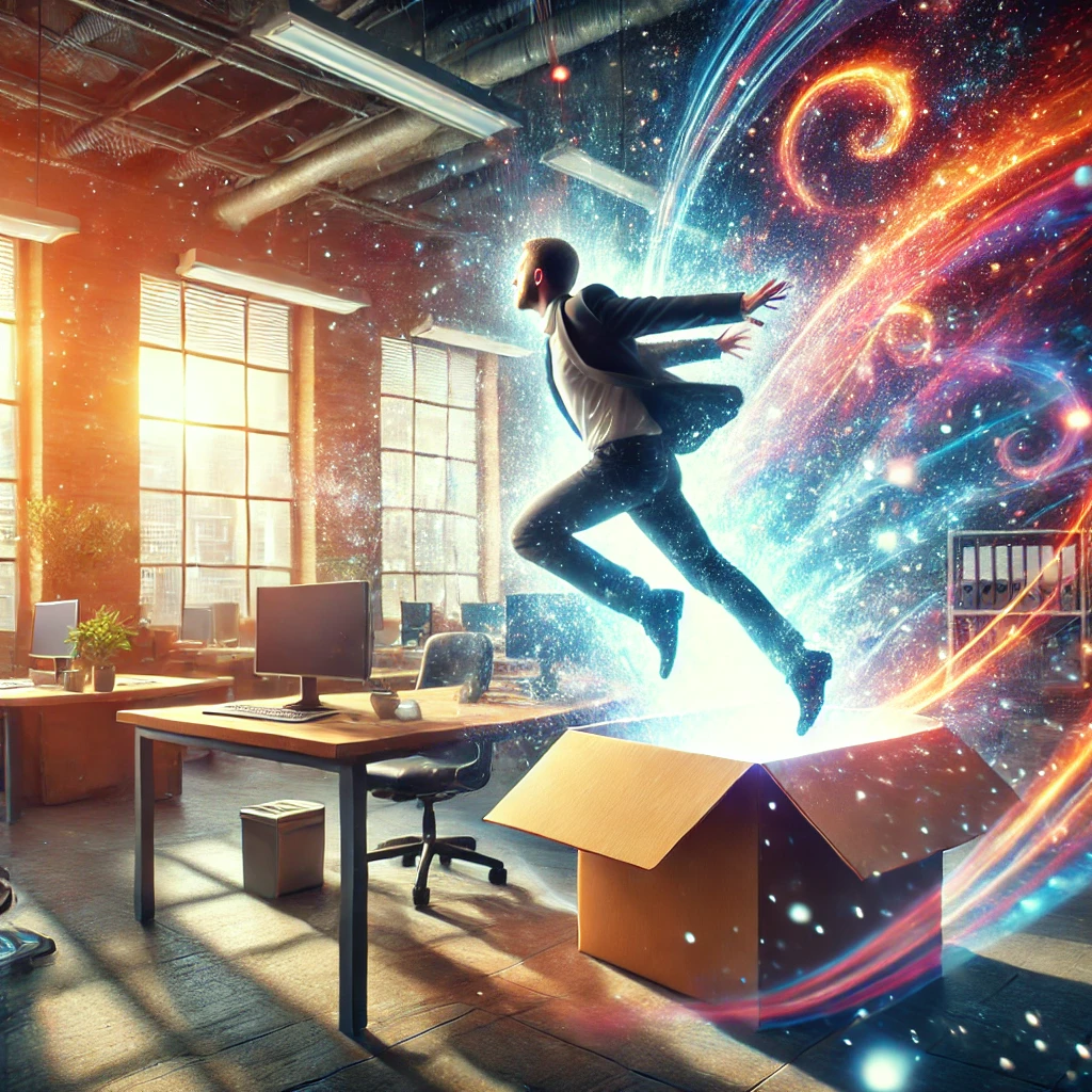 책상에 갇힌 몸 구하기