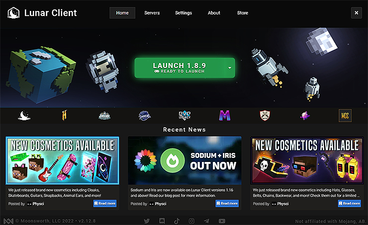 루나-클라이언트-실행-인트로-화면