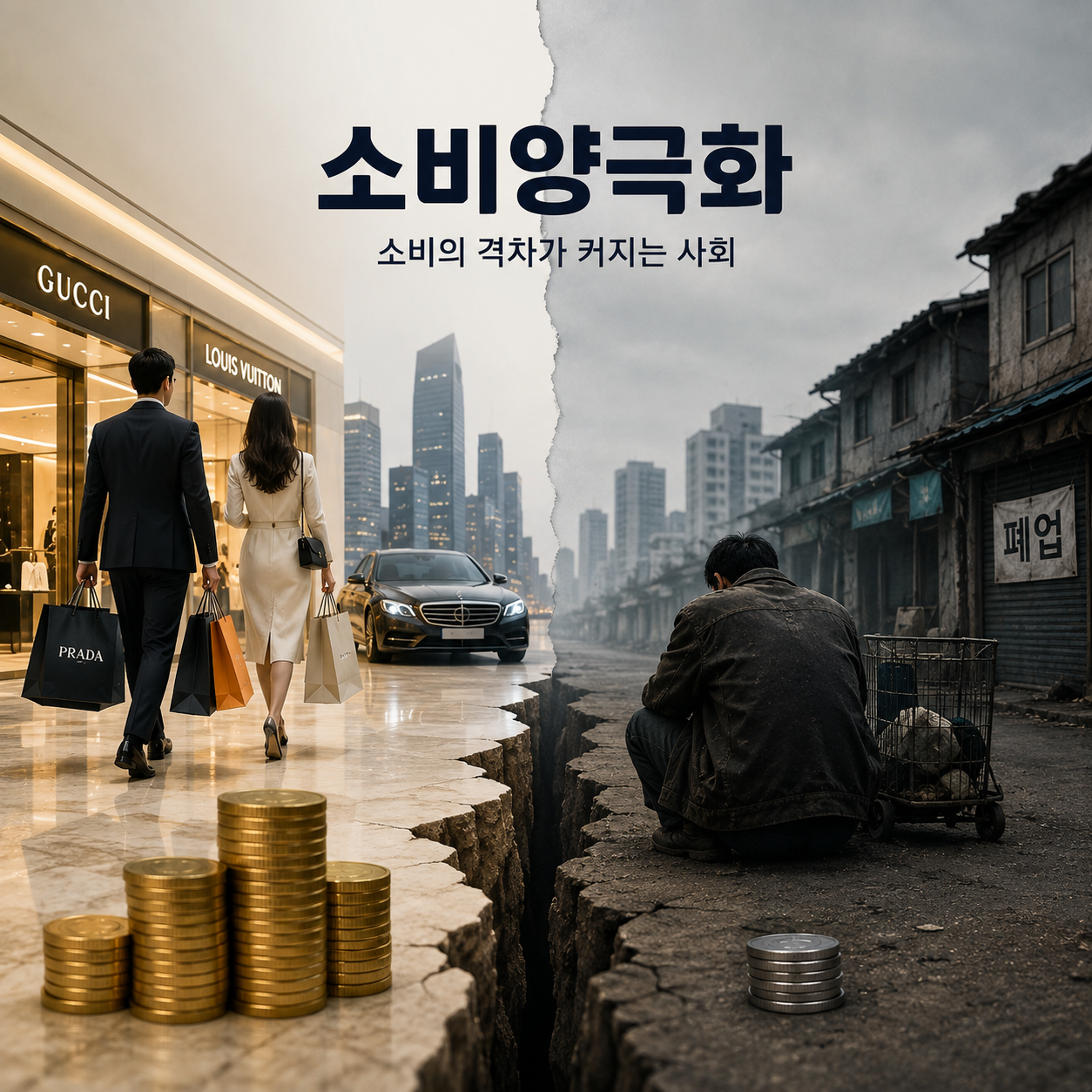 소비양극화 이미지