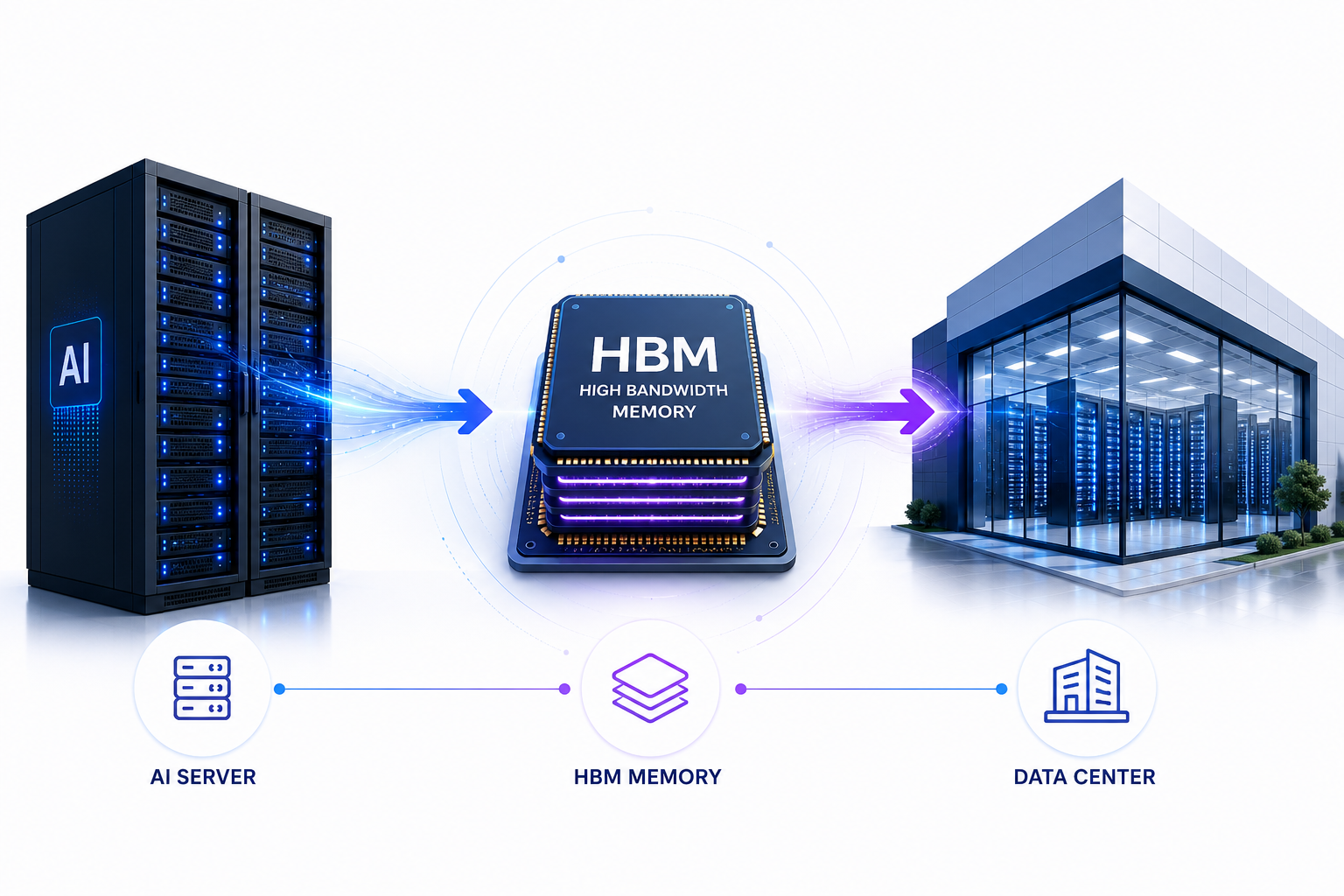 AI 반도체 HBM 데이터센터 전력 인프라