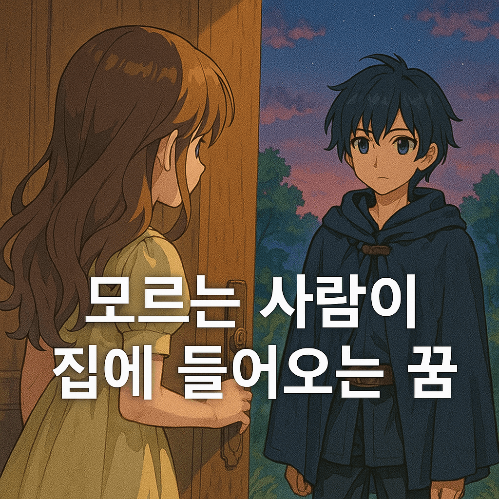 모르는 사람이 집에 들어오는 꿈 해몽