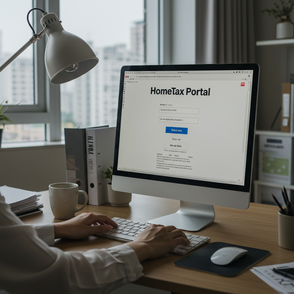 홈택스 근로소득원천징수영수증 조회및 신고방법-8