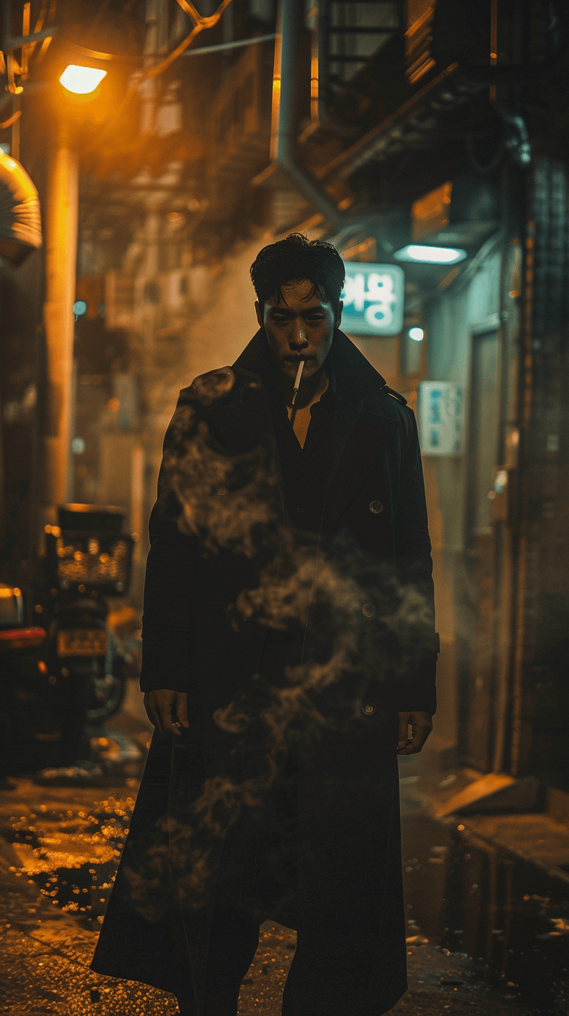 어두운-골목에-서-있는-남자