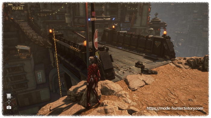 자이온 통로 아래 줄