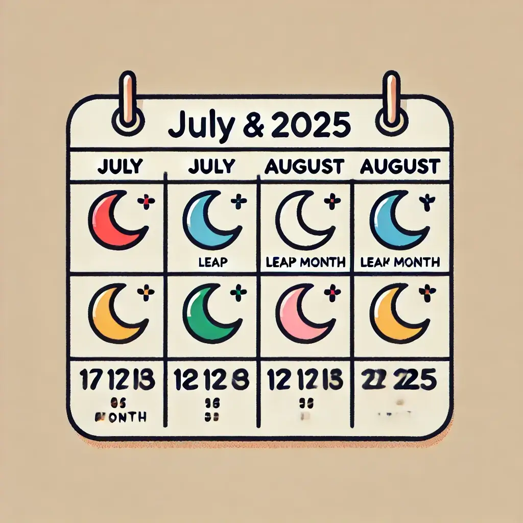 2025년 윤달 시기 주기 계산법