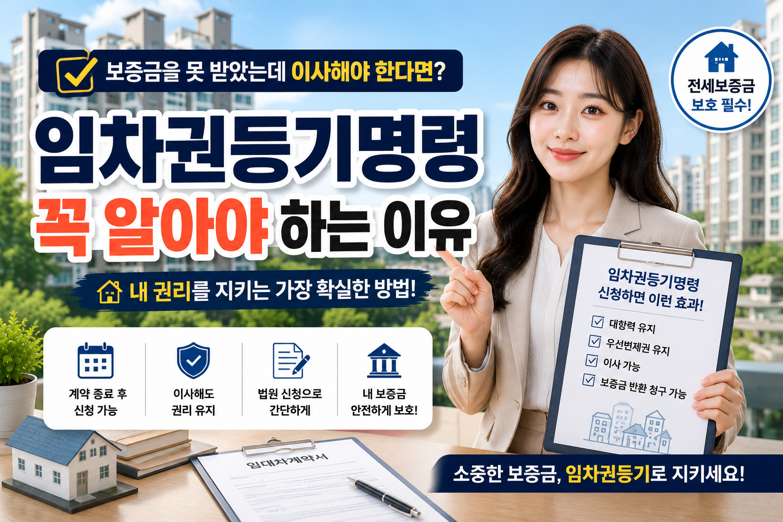 보증금을 못 받았는데 이사해야 한다면 임차권등기명령 꼭 알아야 하는 이유