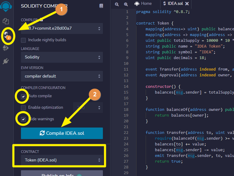 코인-만들기-컴파일하기