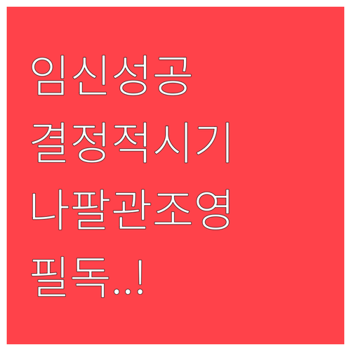 성공적인 임신을 위한 나팔관 조영술 ..
